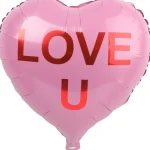 Sesonkikoristeet-Foliopallo 6 Kpl Sydän