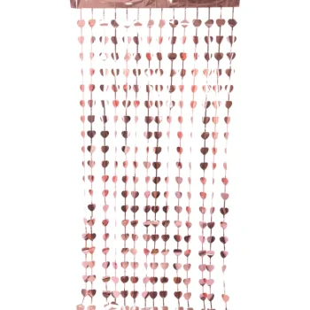 Sesonkikoristeet-Folioverho 1 X 2 M Sydämet