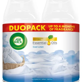 Airwick Kodin Puhdistusaineet Ja Ilmanraikastimet^Freshmatic Ilmanraikastimen Täyttöpakkaus 2 X 250 Ml Cool Linen & Almond Blossom