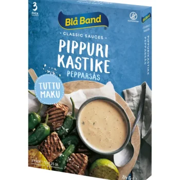 Blu00e5 Band Keitto- Ja Kastikeainekset^Gluteeniton Pippurikastike 3 X 28 G