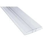 Keraplast Pihan Rakennusmateriaalit-H-profiililista , 10 Mm PC-muovi Kirkas 4 M