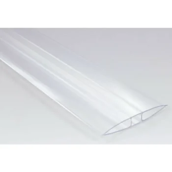 Keraplast Pihan Rakennusmateriaalit-H-profiililista , 6 Mm PC-muovi Kirkas 1,75 M