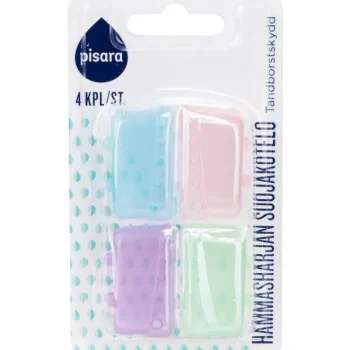 Pisara Suunhoitotuotteet Ja Tarvikkeet^Hammasharjan Suojakotelo 4 Kpl