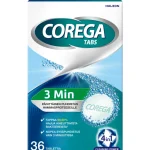Corega Suunhoitotuotteet Ja Tarvikkeet^Hammasproteesin Puhdistustabletit 36 Kpl Tabs 3 Minutes