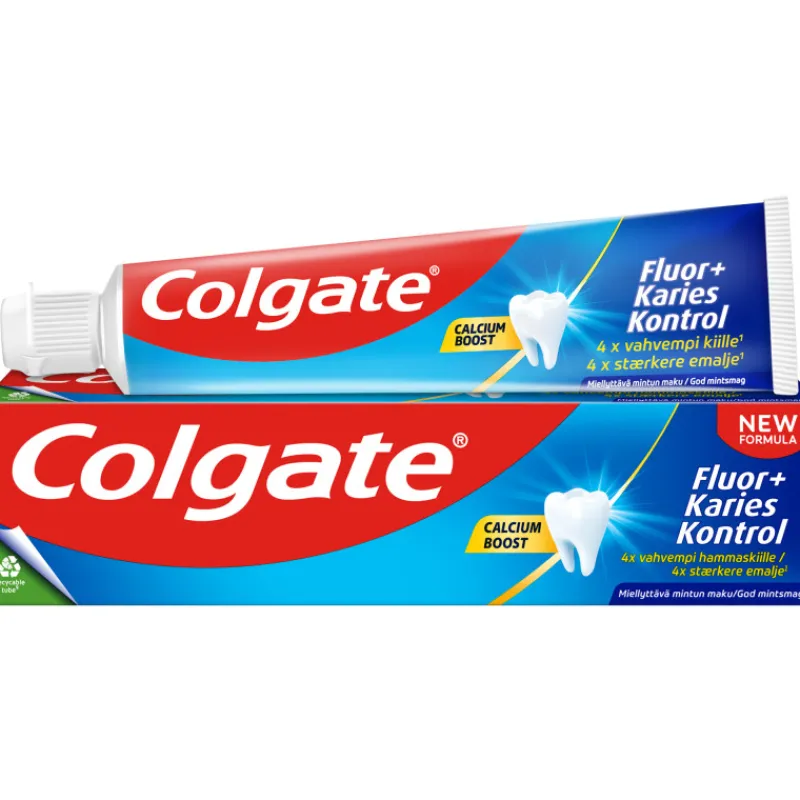 hammastahna-colgate-50-ml-fluo-milMHYlg-0.webp Colgate Kosmetiikkalahjapakkaukset^Hammastahna 50 Ml Fluor+ Karies Kontrol