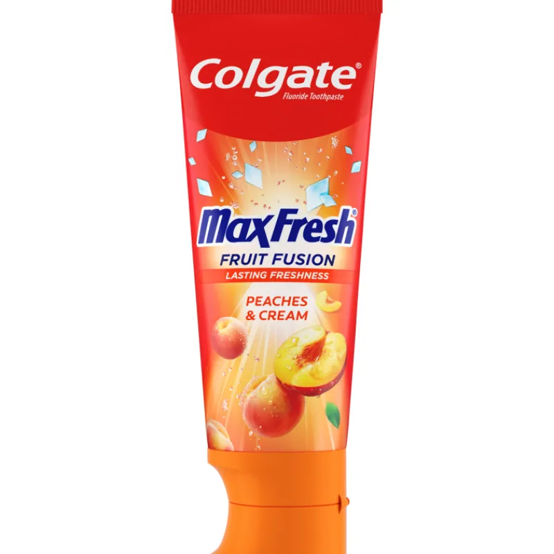 hammastahna-colgate-75-ml-max-sTWQFrfD-0.webp Colgate Suunhoitotuotteet Ja Tarvikkeet^Hammastahna 75 Ml Max Fresh Fruit Fusion Peaches & Cream
