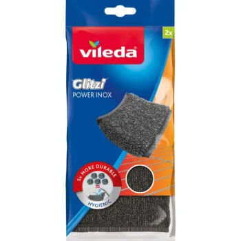 Vileda Siivousvälineet^Hankaussieni 2 Kpl Power Inox