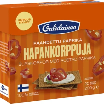 Oululainen Näkkileivät Ja Hapankorput^Hapankorppu 200 G Paahdettu Paprika