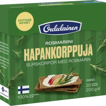 Oululainen Näkkileivät Ja Hapankorput^Hapankorppu 200 G Rosmariini