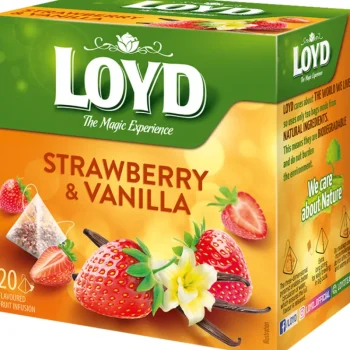 Loyd Teet Ja Kaakaot^Hedelmätee 20 Kpl Mansikka-vanilja Pyramidipussi