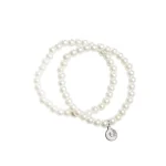 Cailap Korut Ja Kellot^Helmirannekoru Valkoinen