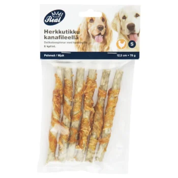 Real Dog Koiranruoka^Herkkutikku 12,5 Cm 78 G Kanafile