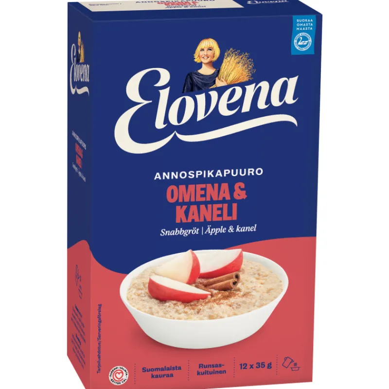 hetki-annospikapuuro-12-kpl-42-phLAnCks-0.webp Elovena Hiutaleet Ja Ryynit^Hetki Annospikapuuro 12 Kpl 420 G Omena-kaneli