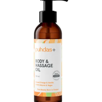 Puhdas+ Luonnonkosmetiikka-Hierontaöljy 150 Ml Sweet Orange & Vanilla