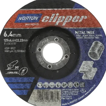 Norton Clipper Sähkötyökalujen Tarvikkeet-Hiomalaikka 125x6,4x22,23mm