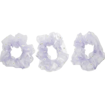 Miny Hiuskoristeet Ja Hiustenhoitovälineet^Hiusdonitsi 3 Kpl Organza Daisy, Keltainen/lila