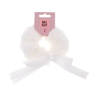 Miny Hiuskoristeet Ja Hiustenhoitovälineet^Hiusdonitsi Rusetti Valkoinen
