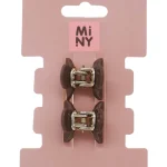 Miny Hiuskoristeet Ja Hiustenhoitovälineet^Hiusklipsi 2 Kpl Ruskea