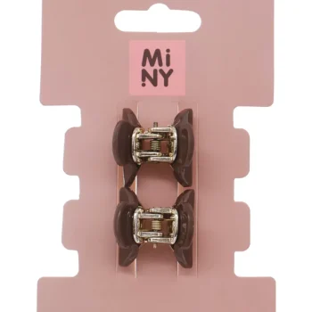 Miny Hiuskoristeet Ja Hiustenhoitovälineet^Hiusklipsi 2 Kpl Ruskea