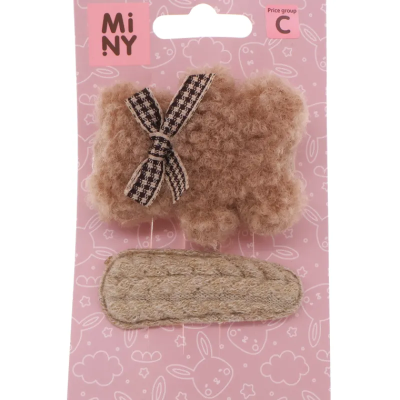 hiusklipsi-miny-2-kpl-ruskea-gxrpSQit-0.webp Miny Hiuskoristeet Ja Hiustenhoitovälineet^Hiusklipsi 2 Kpl Ruskea