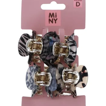 Miny Hiuskoristeet Ja Hiustenhoitovälineet^Hiusklipsi 4 Kpl Leopardi