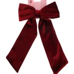 Miny Hiuskoristeet Ja Hiustenhoitovälineet^Hiusklipsi Rusetti Viininpunainen