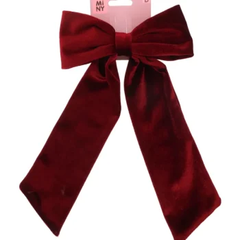 Miny Hiuskoristeet Ja Hiustenhoitovälineet^Hiusklipsi Rusetti Viininpunainen