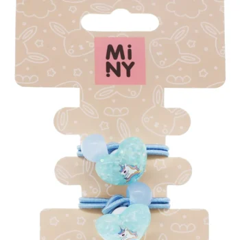 Miny Hiuskoristeet Ja Hiustenhoitovälineet^Hiuslenkit 2 Kpl Sydän, Vaaleansininen