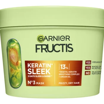 Garnier Fructis Shampoot Ja Hoitoaineet^Hiusnaamio 370 Ml Keratin Sleek Mask