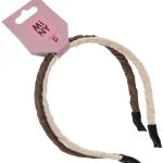 Miny Hiuskoristeet Ja Hiustenhoitovälineet^Hiuspanta 2 Kpl Valkoinen, Ruskea