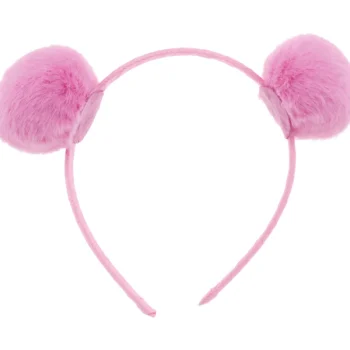 Miny Hiuskoristeet Ja Hiustenhoitovälineet^Hiuspanta Pom-pom Pinkki