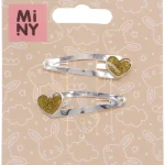 Miny Hiuskoristeet Ja Hiustenhoitovälineet^Hiuspinni 2 Kpl Kullanvärinen Sydän