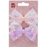 Miny Hiuskoristeet Ja Hiustenhoitovälineet^Hiuspinni 2 Kpl Mesh Rusetti