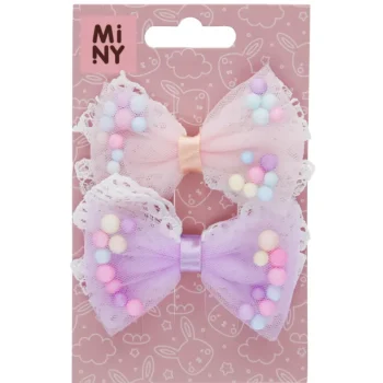 Miny Hiuskoristeet Ja Hiustenhoitovälineet^Hiuspinni 2 Kpl Mesh Rusetti