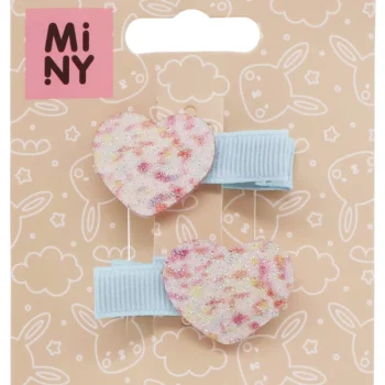 Miny Hiuskoristeet Ja Hiustenhoitovälineet^Hiuspinni 2 Kpl Sydän, Vaaleansininen