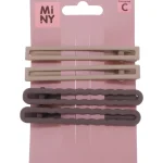 Miny Hiuskoristeet Ja Hiustenhoitovälineet^Hiuspinni 4 Kpl Ruskea, Beige