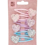 Miny Hiuskoristeet Ja Hiustenhoitovälineet^Hiuspinni 6 Kpl Sydän/kukka