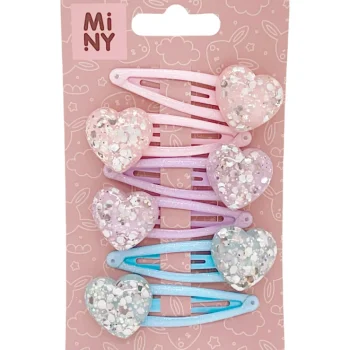 Miny Hiuskoristeet Ja Hiustenhoitovälineet^Hiuspinni 6 Kpl Sydän/kukka