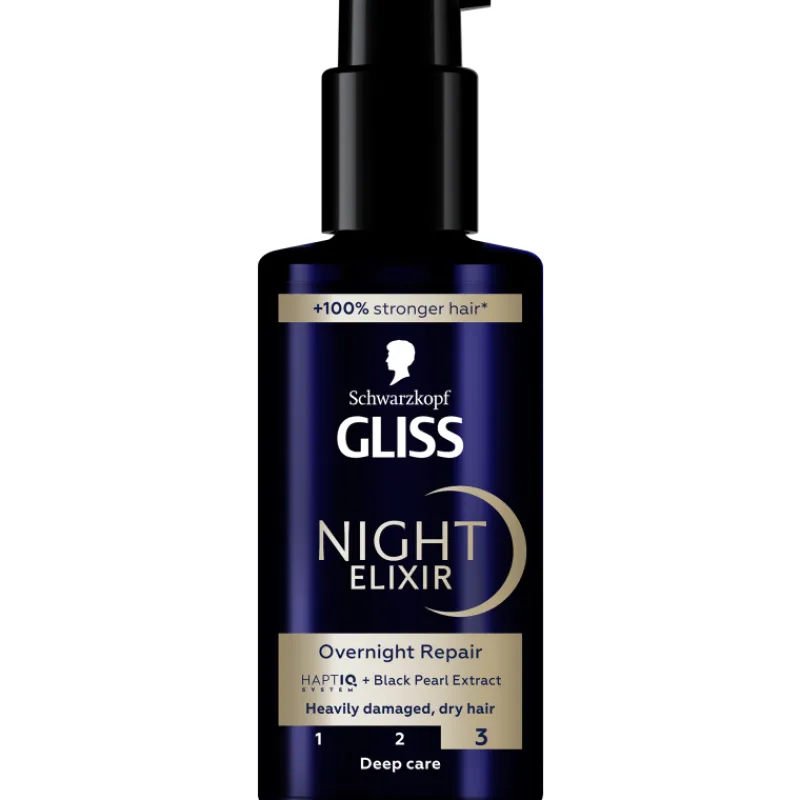 hiusseerumi-schwarzkopf-gliss-AZyawujQ-0.webp Schwarzkopf Gliss Shampoot Ja Hoitoaineet^Hiusseerumi 100 Ml Night Elixir Overnight Repair