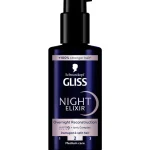 Schwarzkopf Gliss Shampoot Ja Hoitoaineet^Hiusseerumi 100 Ml Night Elixir Overnight Reconstruction