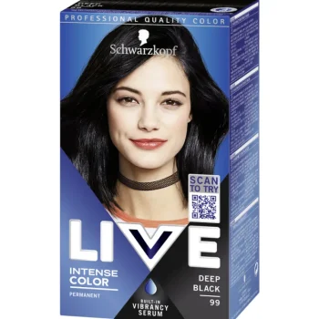 Schwarzkopf Live Hiusvärit^Hiusväri 99 Deep Black