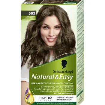 Schwarzkopf Natural & Easy Hiusvärit^Hiusväri 563 Viileä Vaaleanruskea