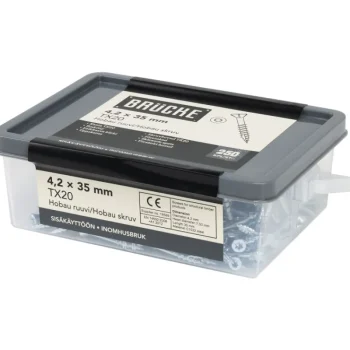 Brücke Naulat Ja Ruuvit-Hobau-ruuvi 4,2 X 35 Mm, Sinkitty, 250 Kpl