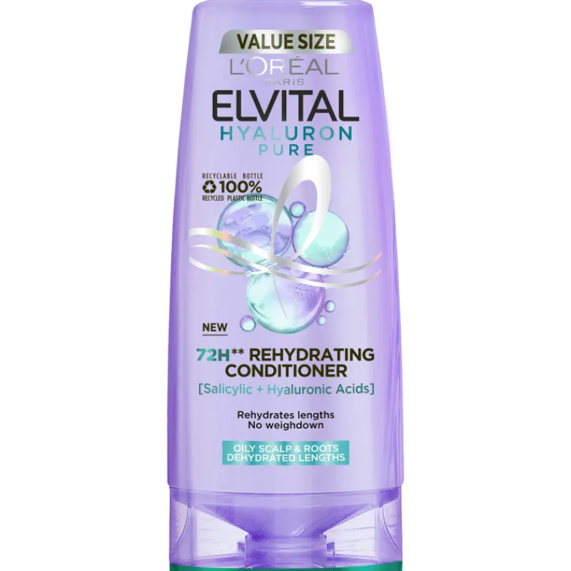hoitoaine-loreal-elvital-200-m-cFyiaFmA-0.webp Loreal Elvital Shampoot Ja Hoitoaineet^Hoitoaine 200 Ml Hyaluron Pure