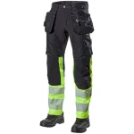 L.brador Työvaatteet-Housut 1071PB Musta/keltainen 50