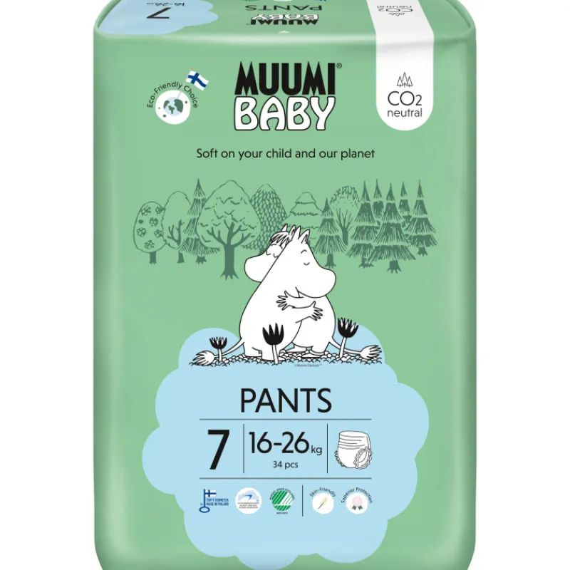 housuvaippa-34-kpl-muumi-baby-MXegfAjp-0.webp Vaipat Ja Puhdistuspyyhkeet^Housuvaippa 34 Kpl Muumi Baby Walkers 7, 16-26 Kg