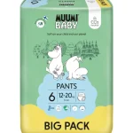 Muumi Baby Vaipat Ja Puhdistuspyyhkeet-Housuvaippa 52 Kpl 6, 12-20 Kg