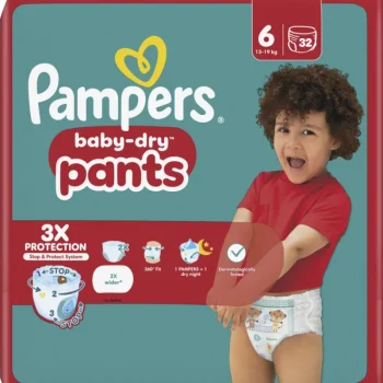 Pampers Vaipat Ja Puhdistuspyyhkeet^Housuvaippa 32 Kpl Baby Dry 6 13-19 Kg