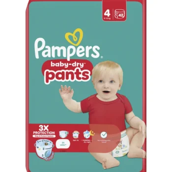 Pampers Vaipat Ja Puhdistuspyyhkeet^Housuvaippa 42 Kpl Baby Dry 4 9-15 Kg