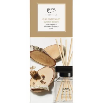 Ipuro Kynttilänjalat Ja Kynttilät-Huonetuoksu Cedar Wood